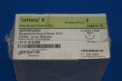 Genzyme X-5209 Cottony II, Size 2, 18